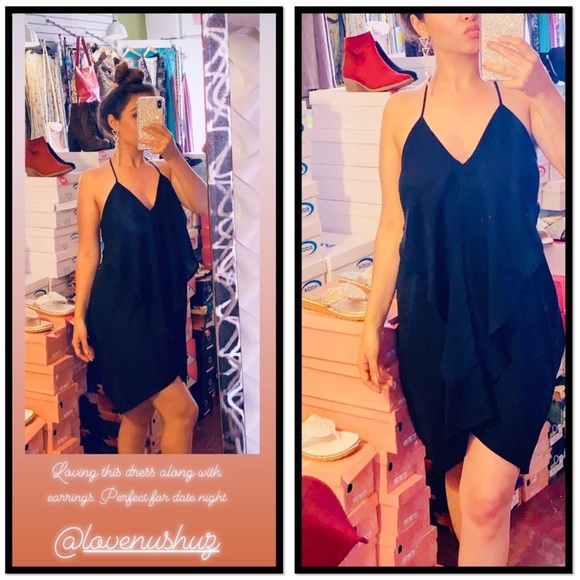 Mint Green Short Ruffle Draped Tunic Sundress - Picture 4 of 9